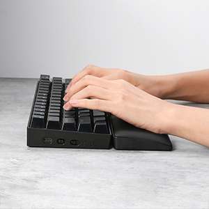 Redragon P035 Meteor S Keyboard Wrist Rest Pad Soft Memory Foam w/ Anti-Slip Rubber Base For 60% 61 Keys Compact Size